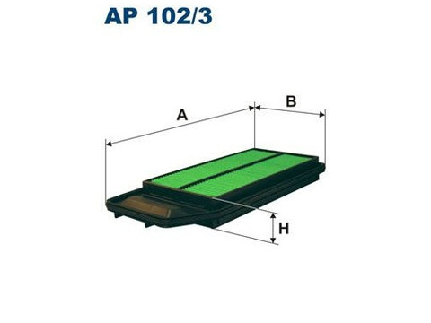 Filtru aer Honda Accord 7 (Cl, Cn), 01.2003-09.2012, Accord 7 Tourer (Estate) (Cm, Cn), 04.2003-05.2008, FILTRON AP1023