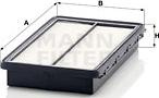 Filtru aer HYUNDAI SANTA FE IV SANTA FE IV-SUV KIA SEDONA III SORENTO III 2.0 d-2.2D-3.3 09.14- KIA SEDONA (YP), Dubita, 09.2014 - Mann-Filter C 30 027