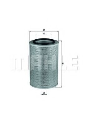 Filtru aer IVECO EuroTech MT (1992 - 1998) MAHLE O