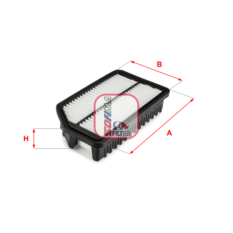 Filtru aer # Kia Pro cee'd 2013 2014 2015 2016 2017 2018 2019 2020 2021 2022 2023 2024 2025 # S 3634 A # SOFIMA