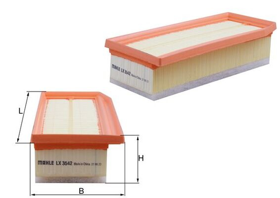 Filtru aer KNECHT LX3542 la masina DACIA DOKKER Express Autoutilitara/limuzina spatioasa 2012 2013 2014 2015 2016 2017 2018 2019 2020 2021 2022 2023 2024