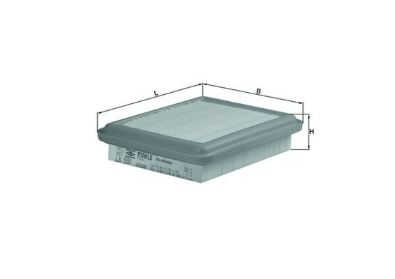 Filtru aer KNECHT LX591 model MITSUBISHI PAJERO PININ I (H6_W, H7_W) 1999 2000 2001 2002 2003 2004 2005 2006 2007