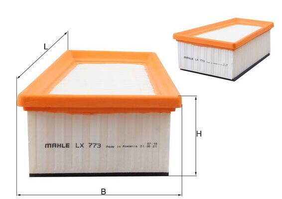 Filtru aer KNECHT LX773 la masina DACIA LOGAN MCV (KS_) 2007 2008 2009 2010 2011 2012 2013 2014