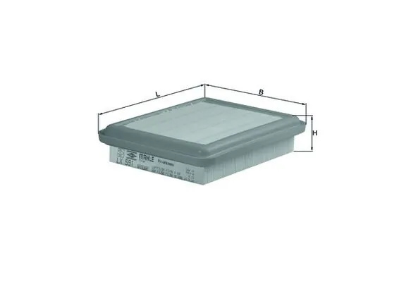 Filtru aer KNECHT MITSUBISHI GALANT VIII (EA_) 1996-2000 - LX 591