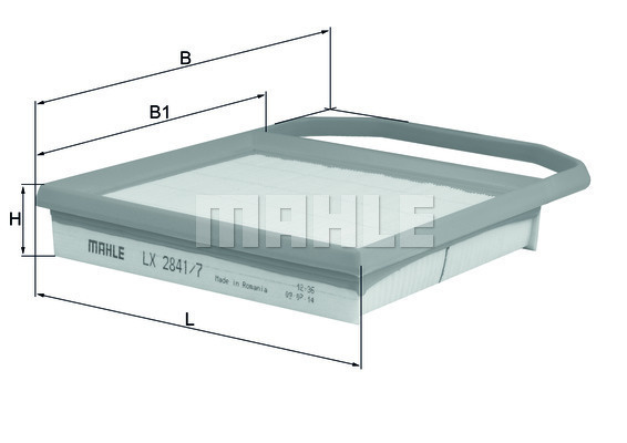 Filtru aer LX 2841 7 KNECHT pentru Mercedes-benz Gl-class Mercedes-benz E-class Mercedes-benz Cls Mercedes-benz C-class Mercedes-benz Gle Mercedes-benz S-class Mercedes-benz Gls Mercedes-benz Slc Mercedes-benz Glc