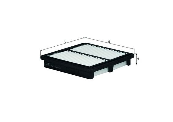Filtru aer MAHLE LX877 se potriveste la CHEVROLET 