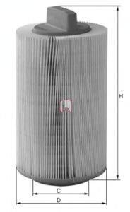 Filtru aer MERCEDES-BENZ C-CLASS (W204) (2007 - 2014) SOFIMA S 1902 A