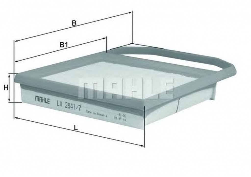 Filtru aer MERCEDES-BENZ C-CLASS W205 MAHLE ORIGINAL LX28417