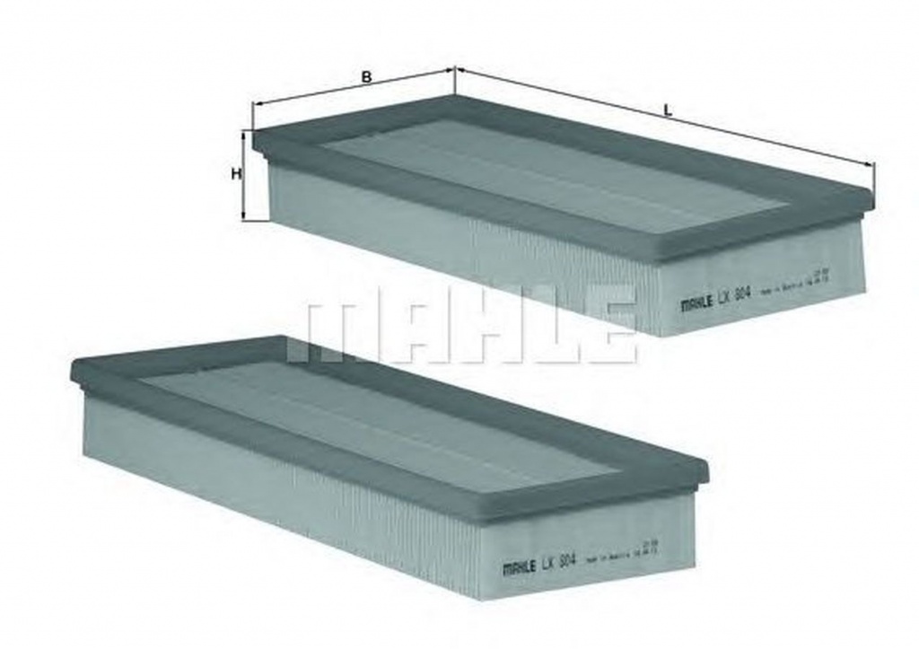 Filtru aer MERCEDES-BENZ S-CLASS cupe C216 MAHLE ORIGINAL LX804S