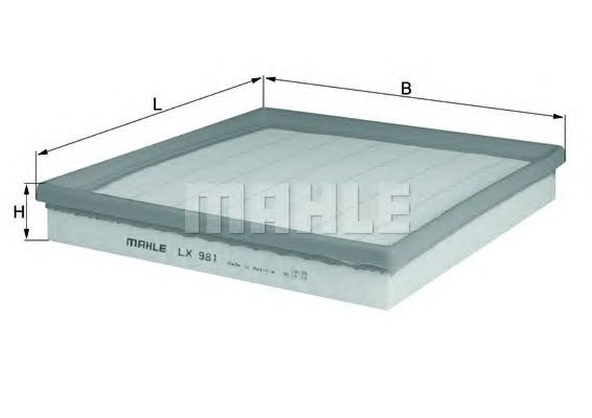 Filtru aer MERCEDES-BENZ S-CLASS W220 KNECHT LX981