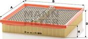 Filtru aer MERCEDES S W140 3.0 d-3.4D 01.93-10.98 MERCEDES-BENZ S-CLASS (W140), Sedan, 02.1991 - 10.1998 Mann-Filter C 28 191