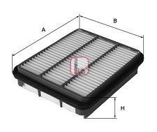 Filtru aer MITSUBISHI ASPIRE VI (EA_), MITSUBISHI LEGNUM VI combi (EA_), MITSUBISHI NIMBUS (N9_W, N8_W) - SOFIMA S 3169 A