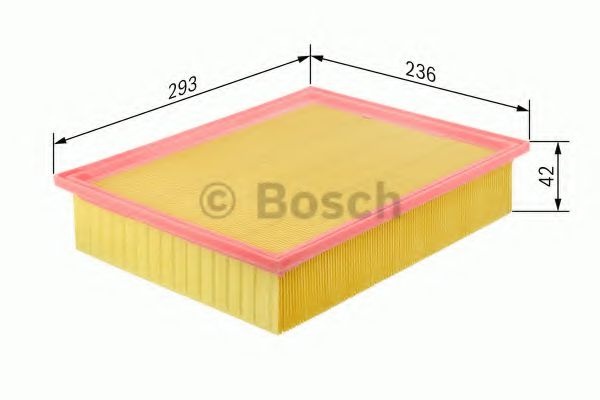 Filtru aer OPEL ASTRA G Combi (F35) (1998 - 2009) BOSCH 1 457 433 281 piesa NOUA