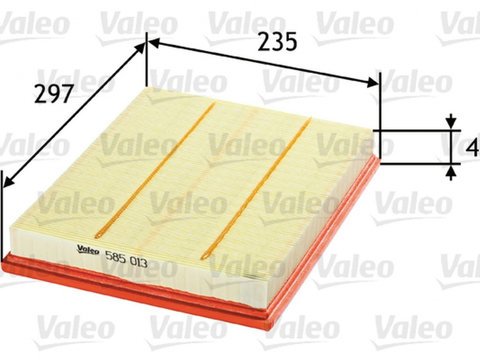 Filtru aer OPEL ASTRA H caroserie L70 VALEO 585013 PieseDeTop