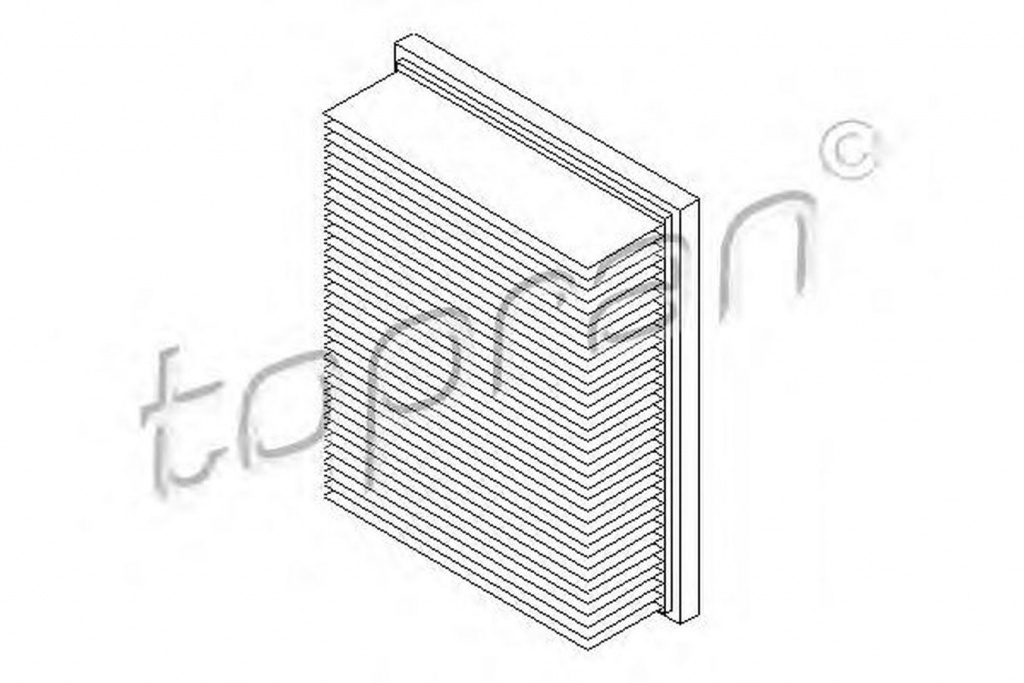 Filtru aer OPEL CORSA B caroserie 73 TOPRAN 201653