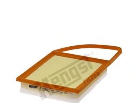 Filtru aer PEUGEOT 207 (WA_, WC_), Citroen C4 Picasso I (UD_), PEUGEOT 207 CC (WD_) - HENGST FILTER E1036L