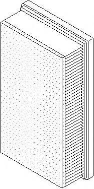 Filtru aer PEUGEOT 307 (3A/C), PEUGEOT 307 SW (3H), PEUGEOT 307 CC (3B) - TOPRAN 722 559