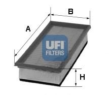 Filtru aer PEUGEOT 407 limuzina (6D_), PEUGEOT 407 SW (6E_), Citroen C5 II (RC_) - UFI 30.233.00