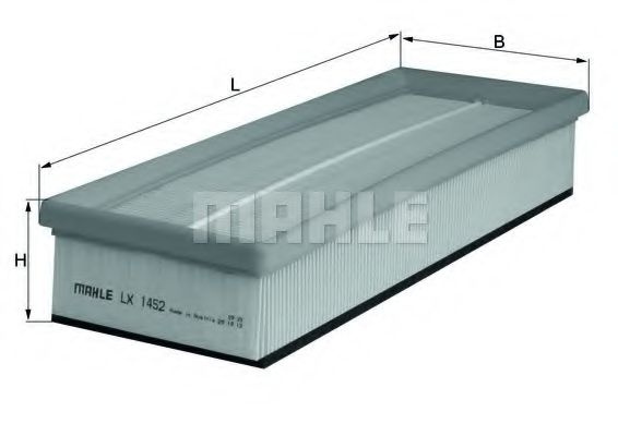 Filtru aer PEUGEOT 5008 (2009 - 2016) MAHLE ORIGINAL LX 1452
