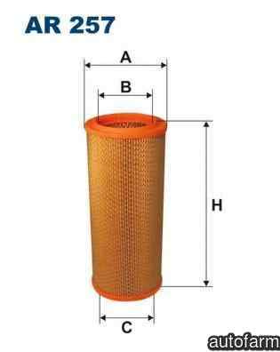 Filtru aer RENAULT ESPACE I J11 FILTRON AR257