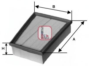 Filtru aer RENAULT LAGUNA I Grandtour (K56) (1995 - 2001) SOFIMA S 5740 A piesa NOUA