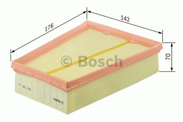 Filtru aer RENAULT MEGANE Scenic JA0 1 BOSCH 1457433529