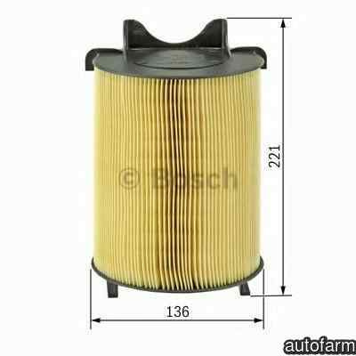 Filtru aer SEAT ALTEA 5P1 BOSCH 1 457 433 576