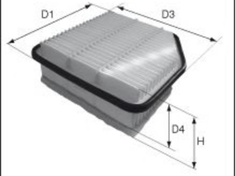 Filtru aer TOYOTA AURIS VAN caroserie (NDE18_, ZRE18_, NZE18_) (2013 - 2016) Dr!ve+ DP1110.10.0175