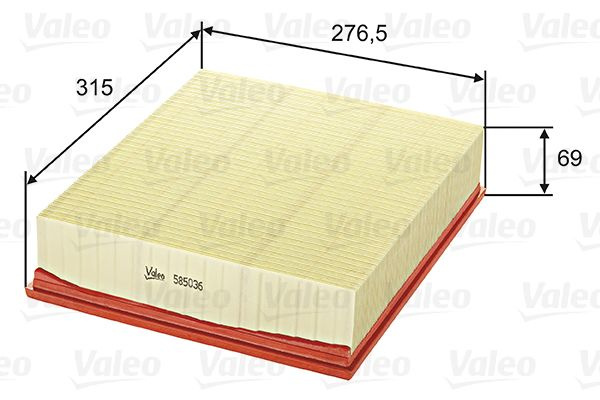 Filtru aer VALEO 585036