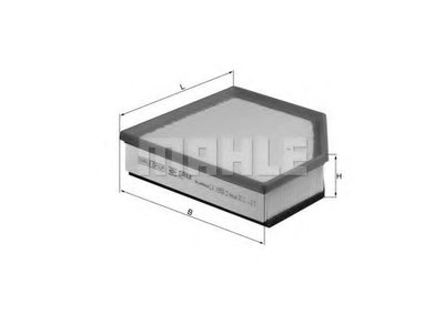 Filtru aer VOLVO S80 II (AS) (2006 - 2020) MAHLE O