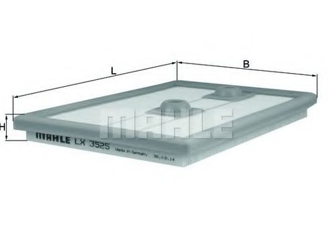 Filtru aer VW CADDY ALLTRACK combi (Saab) (2015 - 2016) MAHLE ORIGINAL LX 3525 piesa NOUA