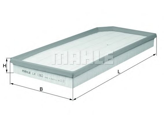 Filtru aer VW GOLF 5 (1K1) (2003 - 2009) KNECHT LX 1262