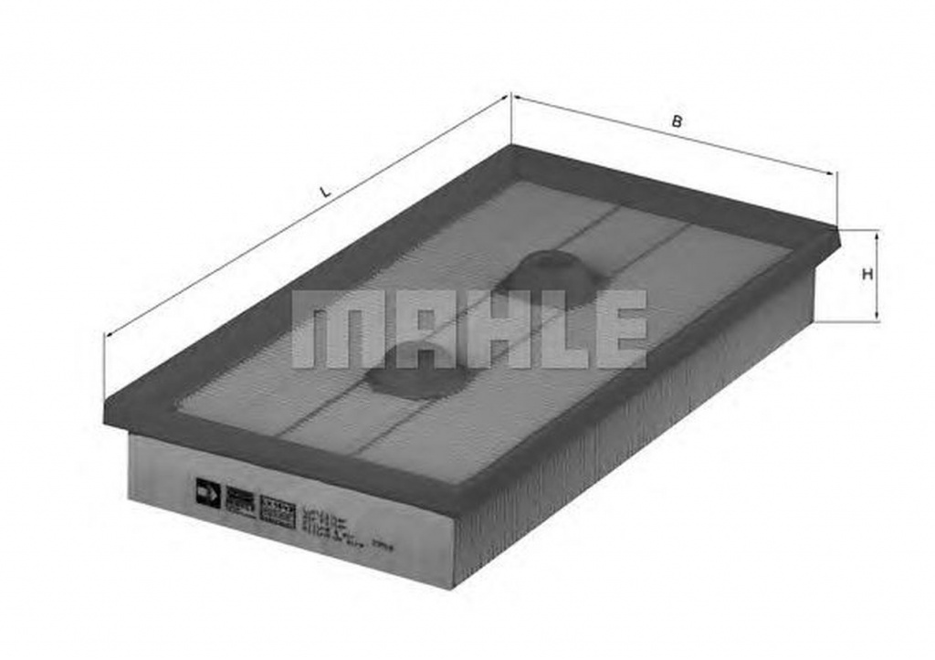 Filtru aer VW PASSAT Variant 3C5 MAHLE ORIGINAL LX1643