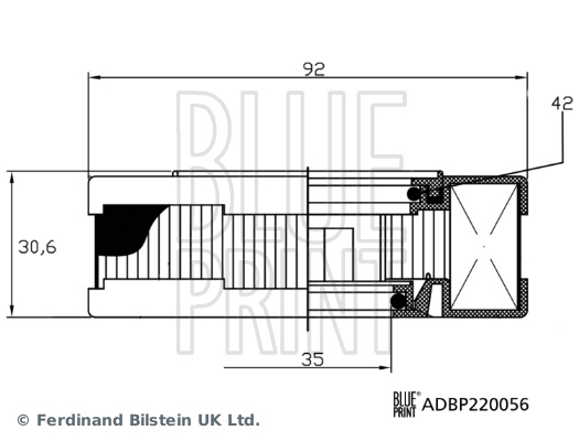 Filtru aerisire bloc motor ~ BOXER caros