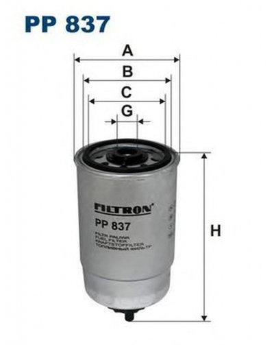 Filtru combustibil ALFA ROMEO 155 167 FILTRON PP83