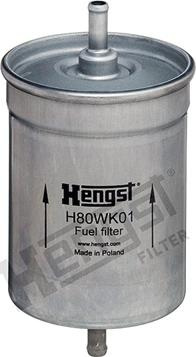 Filtru combustibil ALFA ROMEO 164 75 90 GTV RZ SPIDER SZ AUSTIN MAESTRO MONTEGO BMW 3 E21 3 E30 3 E36 5 E12 5 E28 RENAULT 25 (B29_), Hatchback, 04.1984 - 12.1993 Hengst Filter H80WK01