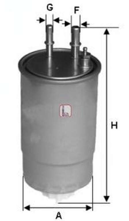 Filtru combustibil ALFA ROMEO SPIDER 939 939 SOFIMA S1ONENR