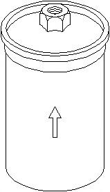 Filtru combustibil AUDI 500 (44, 44Q, C3), AUDI 10