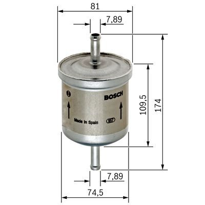 Filtru combustibil ~ Audi A3 1996 1997 1998 1999 2