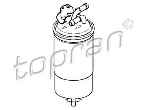 Filtru combustibil AUDI A4 8E2 B6 TOPRAN 107725 PieseDeTop