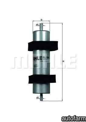 Filtru combustibil AUDI A4 Avant 8K5 B8 KNECHT KL 