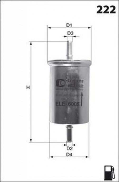 Filtru combustibil AUDI A4 Cabriolet 8H7 B6 8HE B7