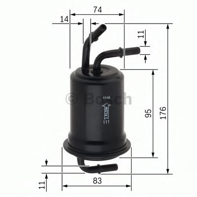Filtru combustibil AUDI A6 Avant (4F5, C6) (2005 -