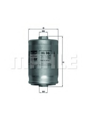 Filtru combustibil # Audi Coupe 1991 1992 1993 1994 1995 1996 # KL 36 # KNECHT