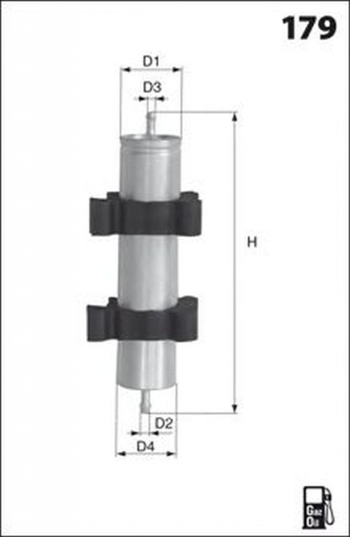 Filtru combustibil AUDI Q5 8R LUCAS FILTERS LFDF19