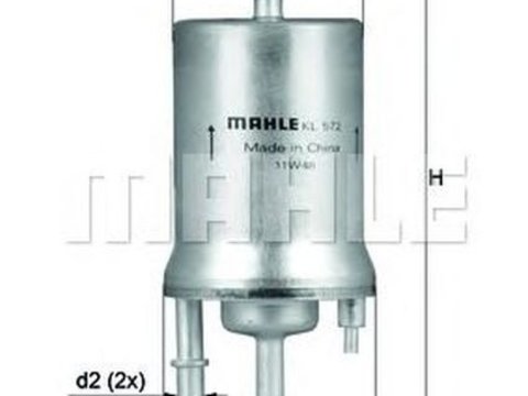 Filtru combustibil AUDI TT Roadster 8J9 KNECHT KL572