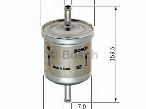 Filtru combustibil benzina CHEVROLET Tacuma (U100) (An fabricatie 03.2005 - ..., 105 - 122 CP, Benzina) - Cod intern: W20144336 - LIVRARE DIN STOC in 24 ore!!!