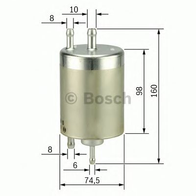 Filtru combustibil benzina MERCEDES-BENZ SL Convertible (R129) (An fabricatie 05.1998 - 10.2001, 204 - 306 CP, Benzina) - Cod intern: W20144361 - LIVRARE DIN STOC in 24 ore!!!