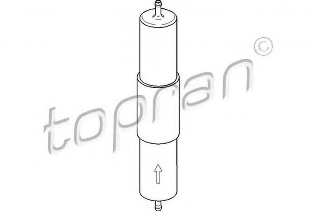 Filtru combustibil BMW 3 Cabriolet E46 TOPRAN 500739
