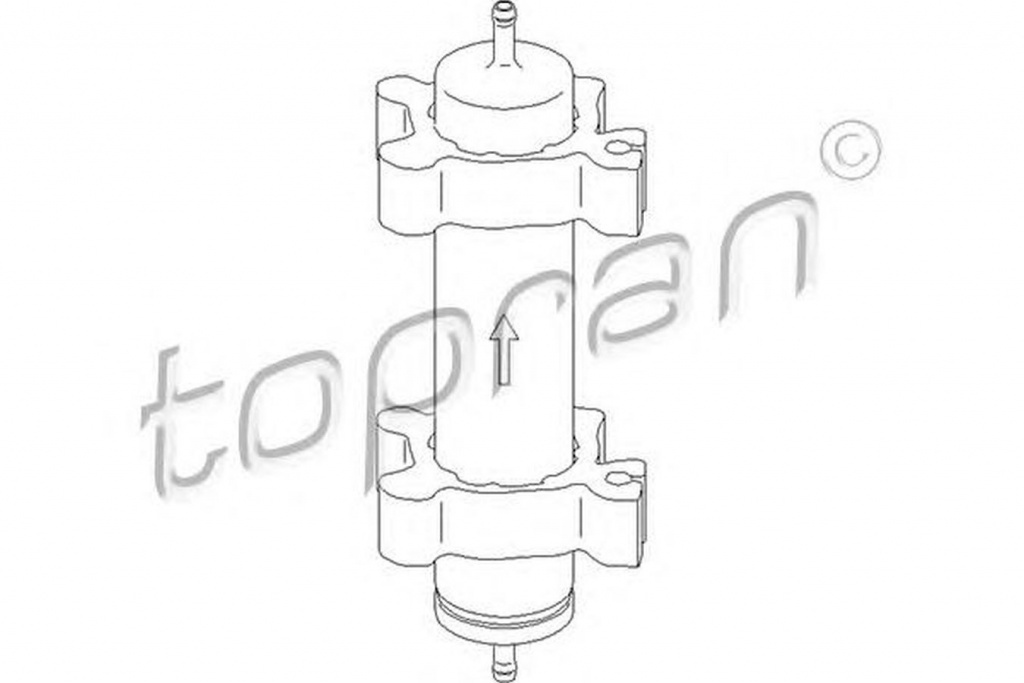 Filtru combustibil BMW 3 Cabriolet E46 TOPRAN 500739 PieseDeTop